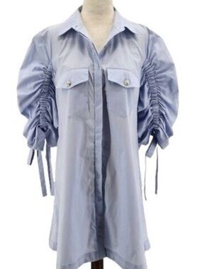 Maeve button-up shirt dress